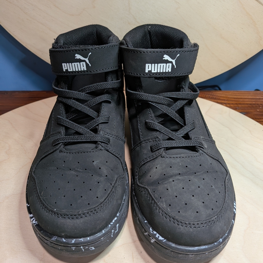 Puma Black High-Top Sneakers